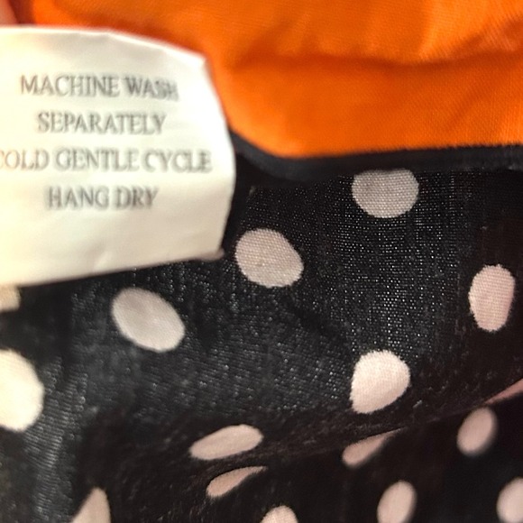 Ann Loren Girl's Halloween Cotton Polka Dot Ruffle Dress in Size‎ 2/3T - Picture 9 of 9